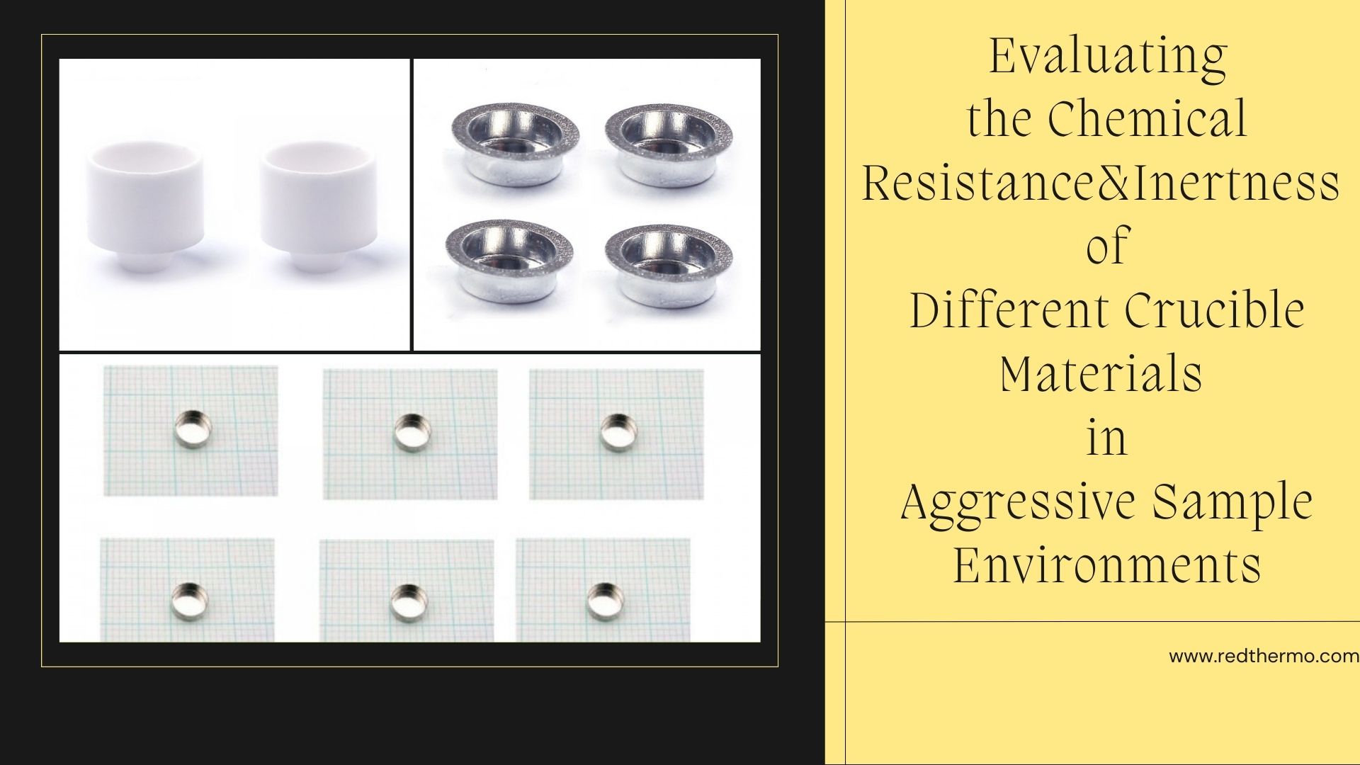 Evaluating the Chemical Resistance and Inertness of Different Crucible Materials in Aggressive Sample Environments